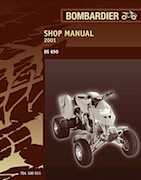 for a Bombardier DS 650 Shop Manual 704 100 011
