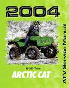 arctic cat service manual for a 2004 650