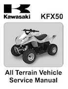 Kawasaki KFX 50 Owners Manual