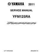 Yamaha Raptor ATV 125 diagram repair manual
