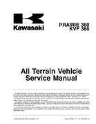 KAWASAKI PRARRIE 360 4WD LIGHT FLASHING