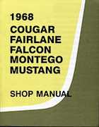 cougar 1968 shop manual