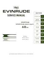1965 Evinrude 60552  service manual