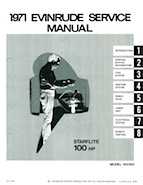 1971 Evinrude Model 100193 service manual