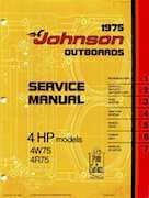 1975 Johnson 4W75  service manual