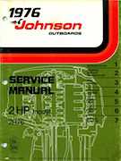 1976 Johnson 2R76  service manual