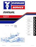 Evinrude Service Manual 5303 covers 1977 year
