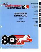 1980 Johnson J2RCS  service manual