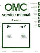 1981 Johnson J4BRCI  service manual