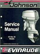 1988 Johnson/Evinrude Model 45RCR service manual