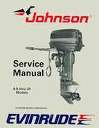 1989 Evinrude Model E30TELCE service manual