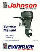 1991 Johnson/Evinrude Model 45WMLEI service manual