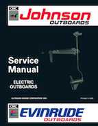 1992 Johnson/Evinrude BFL4K  service manual