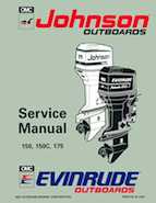 1993 Johnson/Evinrude Model 150WTPX service manual