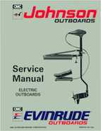 1993 Johnson/Evinrude BHL4K  service manual