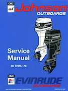 1994 Johnson Model J70TXER service manual