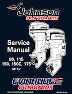 1996 Johnson J175CXED  service manual