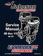 1996 Evinrude Model E88TSLED service manual