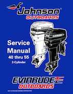 1998 Johnson/Evinrude 55HP Model 55RSLM service manual