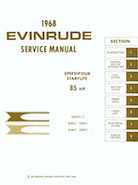 1968 Evinrude Speedifour, Starflite 85HP Service Manual