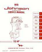 1970 Johnson 115 HP Outboard Motor Service manual