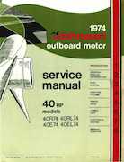 1974 johnson 50 HP outboard motor