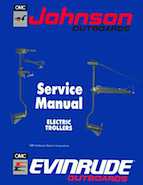 1990 Johnson Evinrude "ES" Electric Trollers Service Manual, P/N 507869