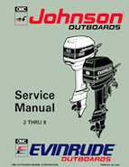 1993 Johnson Evinrude "ET" 2 thru 8 Service Manual, P/N 508281