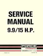 force 15hp outboard service manual