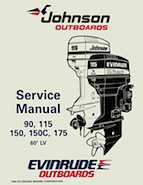 1995 Johnson Evinrude "EO" 60 LV 90, 115, 150, 150C, 175 Service Manual, P/N 503151