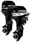 THE BORE SIZE ON 1996 E25RMEDC EVINRUDE OUTBOARD MOTOR