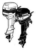 evinrude outboards 70 HP 1997 2 temps