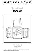 camera service manual s parts catalog hasselblad 503