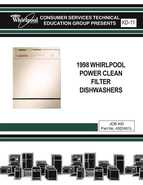 Whirlpool - 1998 Powerclean Filter Dishwashers