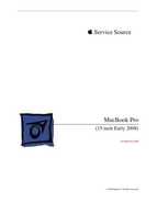 MacBook Pro 15-Inch Early 2008 Service Manual