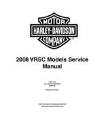 2008 Harley Davidson VRSC Models Service and Electrical Diagnostics Manual