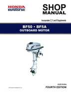 Honda BF50 (5HP), BF5A Outboard Motors Shop Manual 2014