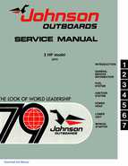 1979 Johnson 2HP Outboards Service Manual