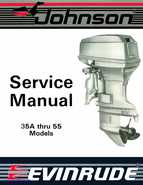 1987 Johnson/Evinrude CU Outboards 35A thru 55 Service Manual