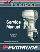 1988 Johnson/Evinrude CC 40 thru 55 Models Service Manual
