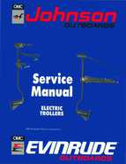 1990 Johnson Evinrude ES Electric Trollers Service Manual, P/N 507869