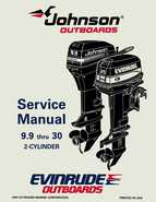 1995 Johnson Evinrude EO 9.9 thru 30, 2-Cylinder Service Manual, P/N 503146