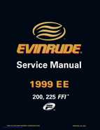 1999 EE Evinrude 200, 225 V6 FFI Outboards Service Repair Manual, P/N 787025