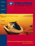 2002 Polaris Freedom, Virage, Genesis PWC Service Manual