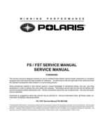 2006-2008 Polaris Snowmobiles FS/FST Service Manual