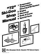 parts manual for 1972 skidoo olympic 300
