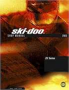 2003 Ski-Doo ZX Series Factory Shop Manual