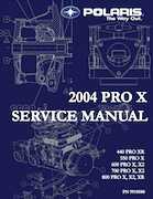 2004 engine specs for prox 550